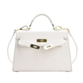 Texture Lock Portable Small Square Bag Women's 2022 New All-match Classic Shoulder Bag PU Fashion Kelly Bag