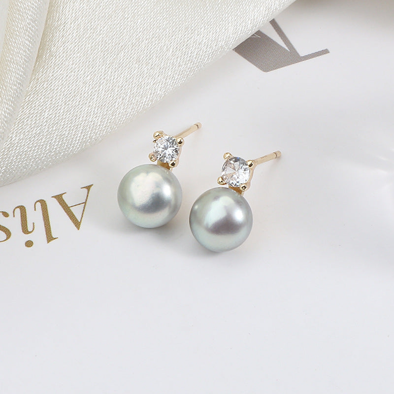 Classic Freshwater Pearl Stud Earrings