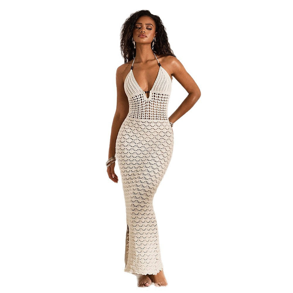Womens Knitted Beach Cover-Up Skirt