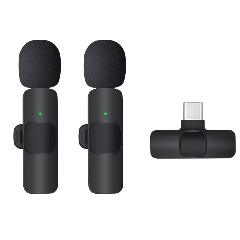 Wireless Lavalier Microphone with Noise Cancellation
