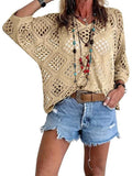 Knitted women's sweater dress