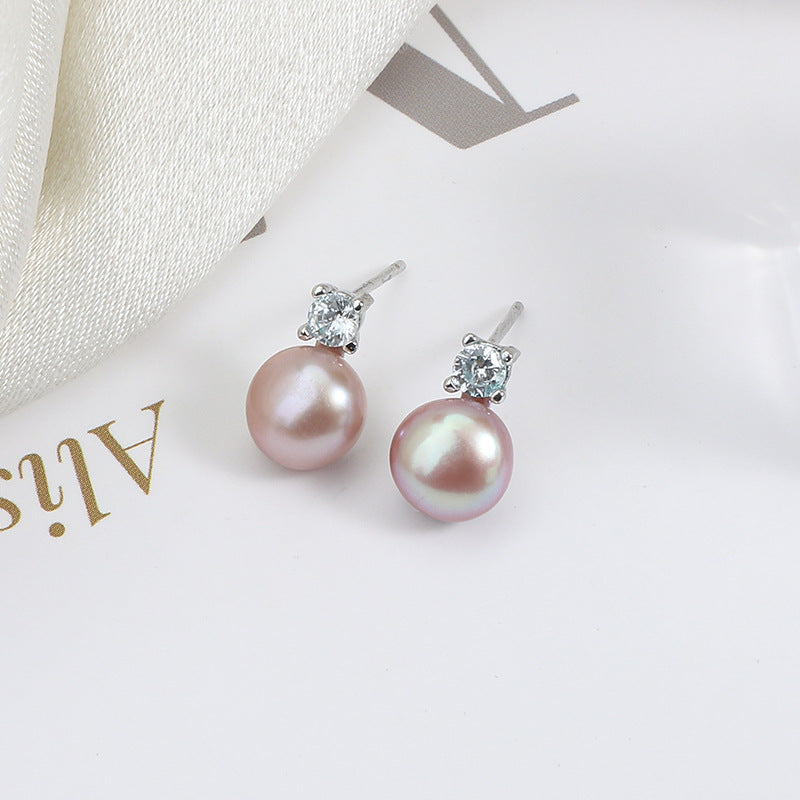 Classic Freshwater Pearl Stud Earrings