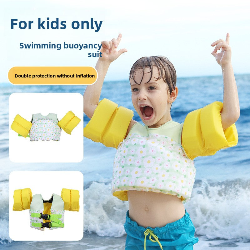 Children's Swimming Aid Vest with Double Arm Rings