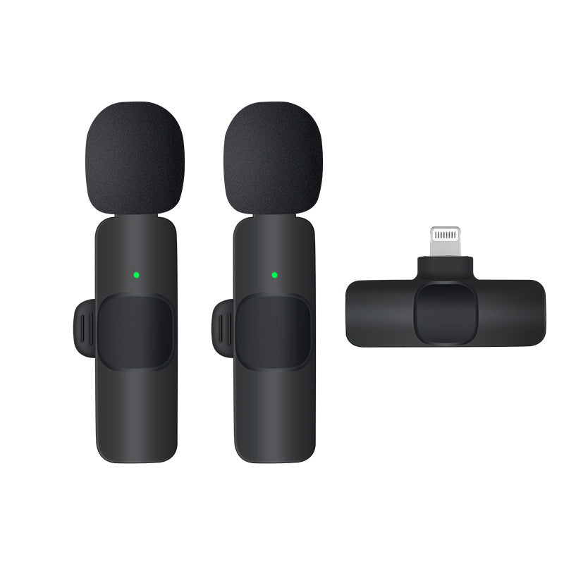 Wireless Lavalier Microphone with Noise Cancellation