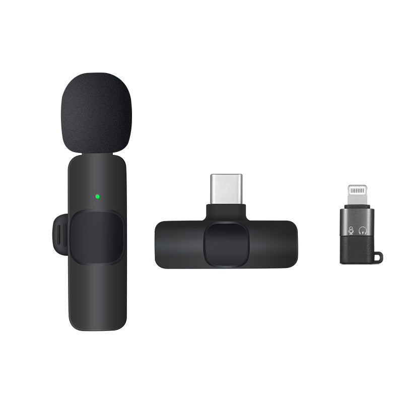 Wireless Lavalier Microphone with Noise Cancellation