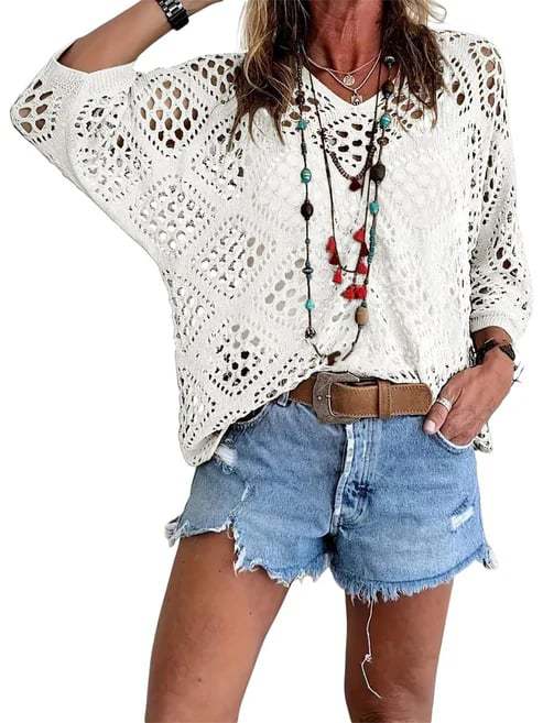Knitted women's sweater dress