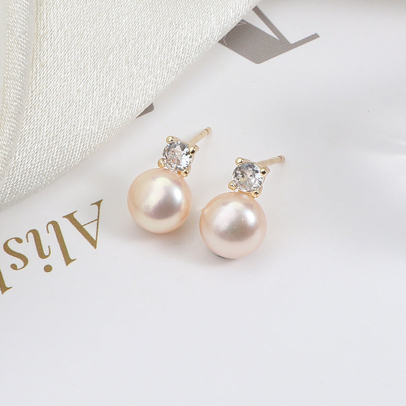 Classic Freshwater Pearl Stud Earrings