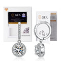 Sterling Silver Earrings for Women ? Classic Round Hoop Earrings, 1-Carat
